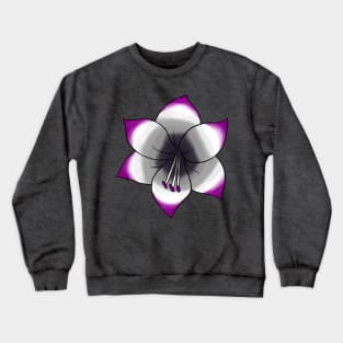 LGBT Pride Flower Amaryll-ace Crewneck Sweatshirt